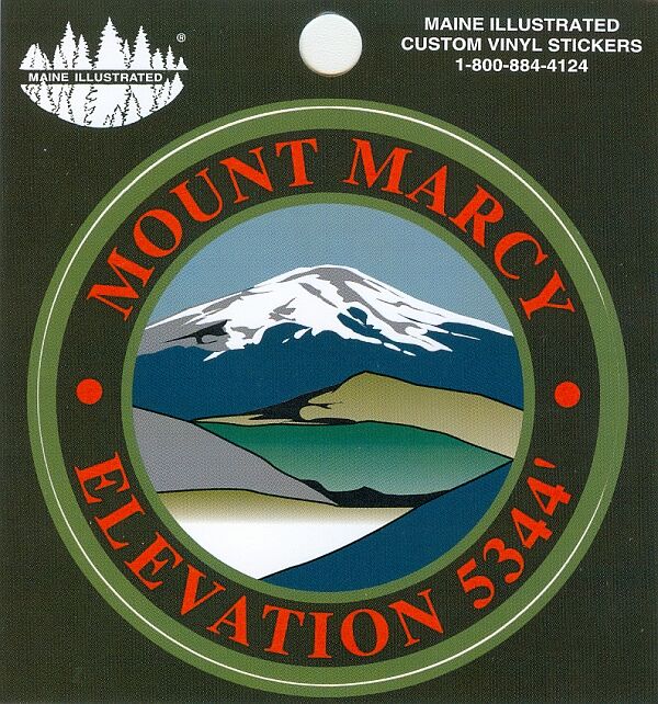 Mount Marcy Sticker Adirondack Mountain Club