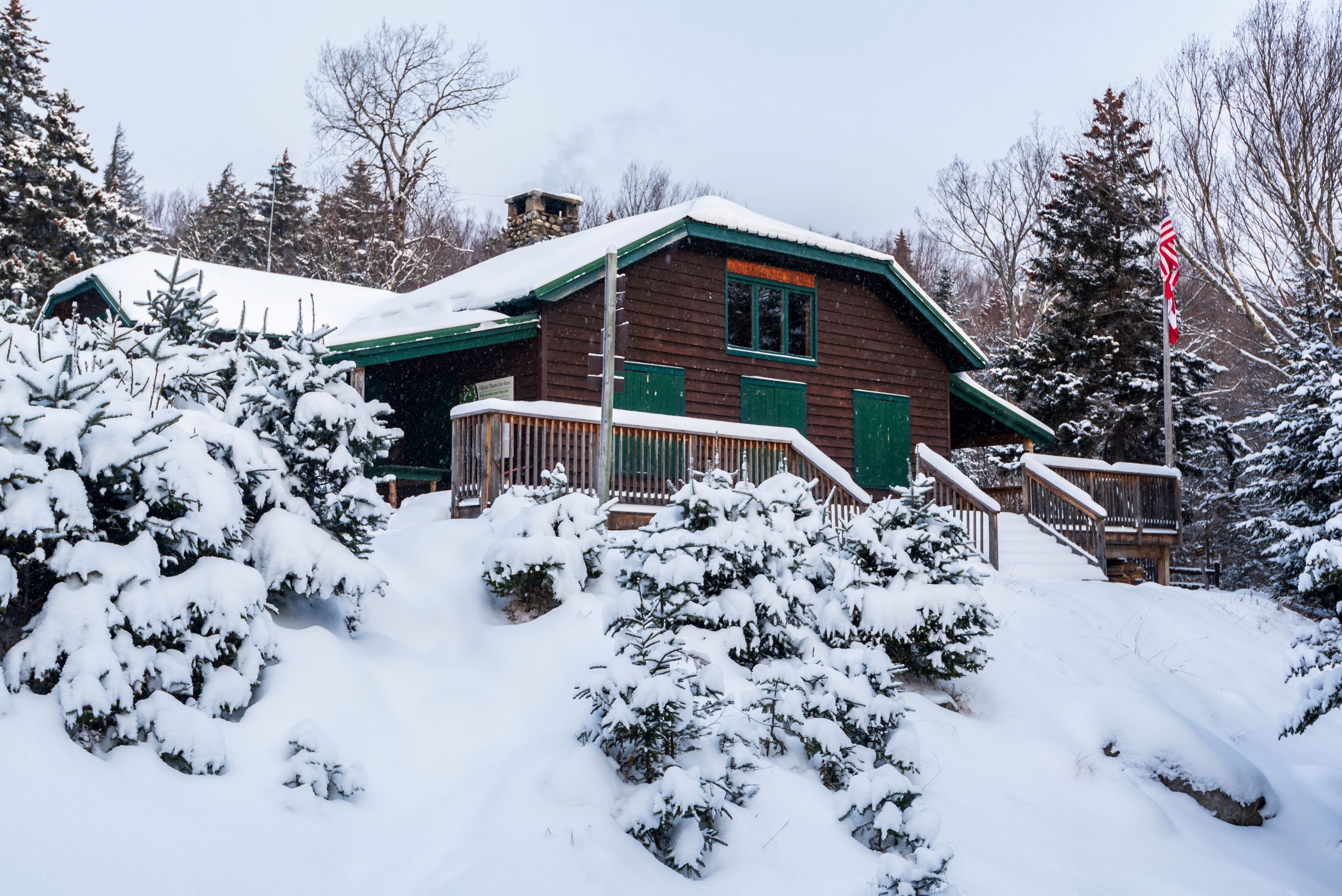 A Day With Jbl S Winter Caretakers Adirondack Mountain Club